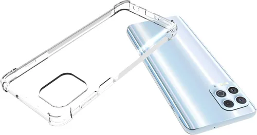 Vista 3 de USTIYA Funda para Motorola G100 Clear TPU Moto G100 Cuatro Esquinas Cubierta Protectora Transparente Suave Funda