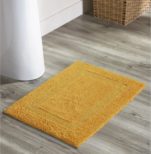 Vista 531 de Better Trends - Juego de 2 alfombras de baño 100% algodón, extra suaves, con borlas, de 17" x 24", alfombra de baño superabsorbente y reversible