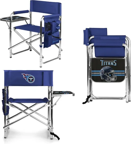 Vista 26 de Picnic TIME NFL Unisex-Adult NFL Sports Chair with Side Table, Beach Chair, Camp Chair for Adults