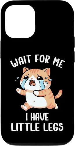 Vista 28 de Funny Short Legs Cat Meme Wait for Me, I Have Little Legs Case for iPhone 17