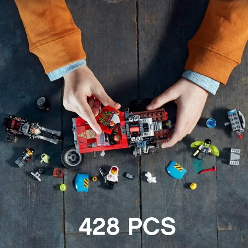 Vista 7 de LEGO Hidden Side El Fuego's Stunt Truck 70421 Kit de construcción, juego fantasma para niños y niñas de 8 años en adelante, juego interactivo