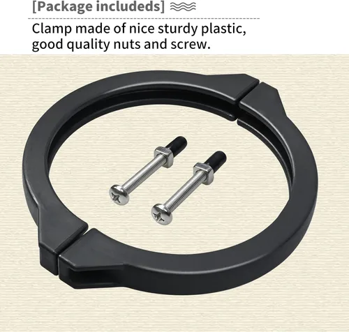 Vista 5 de 152165 y 1521656 Conjunto de abrazadera de válvula de filtro de arena de 6-1/2 pulgadas with Screw and Nut, Compatible with Pentair, for Six-Way