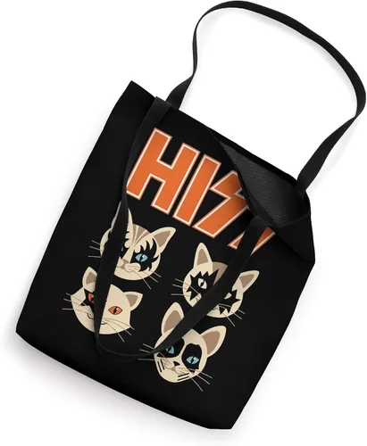 Vista 2 de Hiss Funny Cats Kittens Rock Rockin Bolso de mano