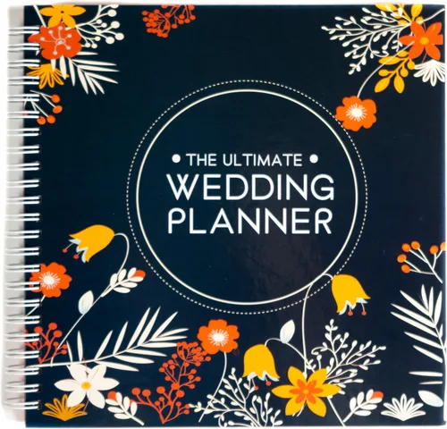 Vista 7 de El planificador y organizador de bodas perfecto con calcomanías, una agenda completa de 80 páginas de tapa dura para guiarte en la planificación