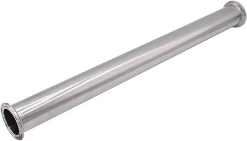Vista 7 de DERNORD Tubo de carrete sanitario con extremos de abrazadera, tubo redondo sin costuras SS304 con brida de virola de 1.988 in con triple abrazadera