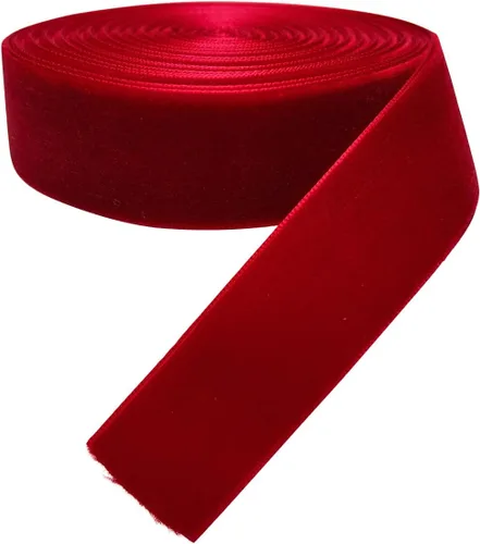 Vista 83 de Chenkou Craft 5 yardas de cinta de terciopelo para decoración navideña y embalaje artesanal