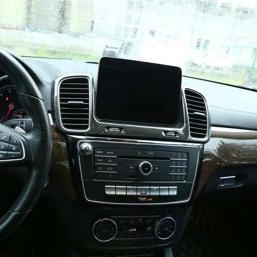 Vista 5 de YIWANG - Marco decorativo para Mercedes Benz GLS GLE (2015-2019), Fibra de carbono