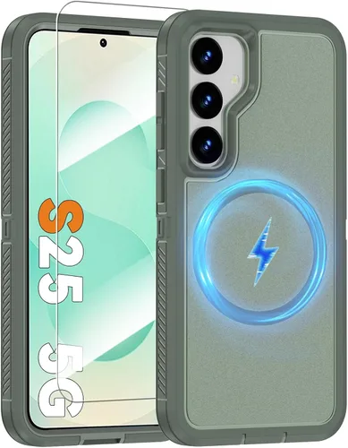 Vista 14 de Funda magnética para Samsung Galaxy S24+ Plus compatible con carga Magsafe [protector de pantalla de vidrio]