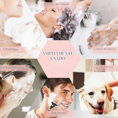 Vista 5 de 5 botellas de espuma esmerilada de plástico transparente de 1.7 fl oz/1.7 oz con cabezal de bomba de oro rosa, mini dispensador de jabón, botellas