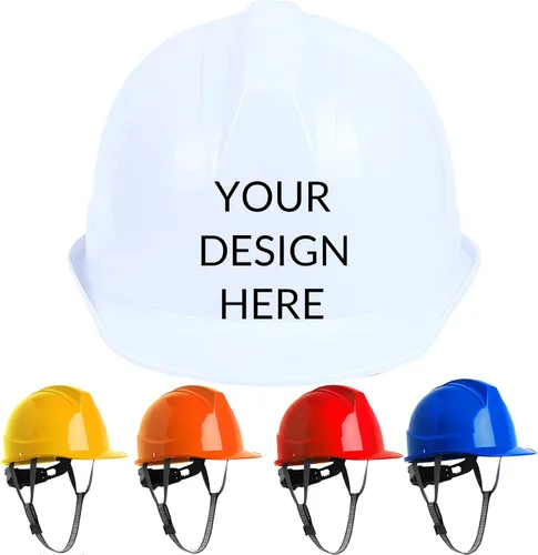 Vista 9 de Custom Hard Hat with Suspension, Construction Adjustable Ratchet Hard Hats,Personalise Hard Hat,Add Your/Logo/Text/Photo