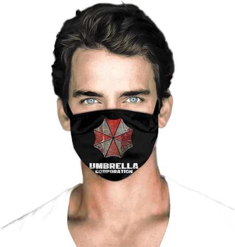 Vista 2 de 2 máscaras faciales ajustables, lavables, reutilizables, con cintas ajustables para las orejas, bandana