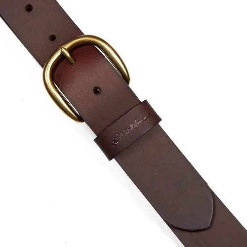 Vista 5 de Eddie Bauer Cinturones de cuero casuales para mujer con hebilla de metal duradera Cuero clásico - Marrón