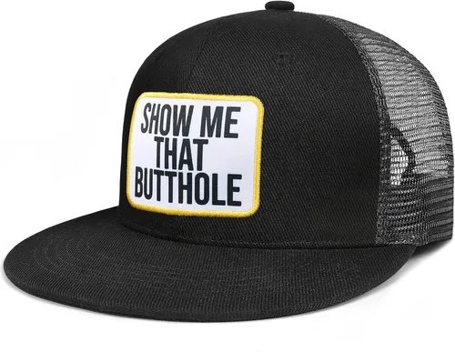 Vista 4 de LGBTQ Rainbow Show Me The Butthole Trucker Sombrero para hombre y mujer