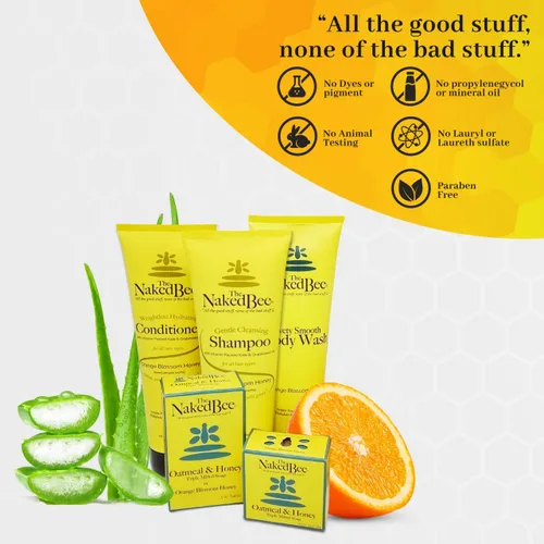 Vista 2 de The Naked Bee Crema de manos seria de coco y miel (8 onzas) Crema nutritiva intensiva para una mano más suave y más suave, humedad profunda