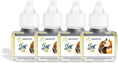 Vista 37 de Scent Fill Ambientador enchufable de sidra de manzana, 4 recambios de aceite perfumado