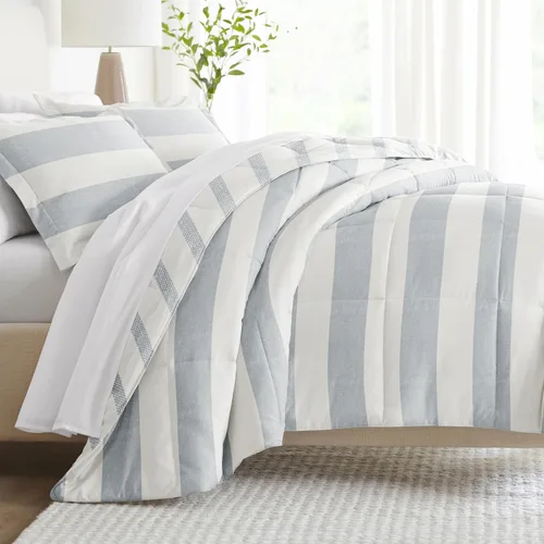 Vista 27 de Juego de colcha individual de Linen Market (2 piezas): lleva el lujo a casa con nuestros edredones alternativos de plumón suaves y ligeros