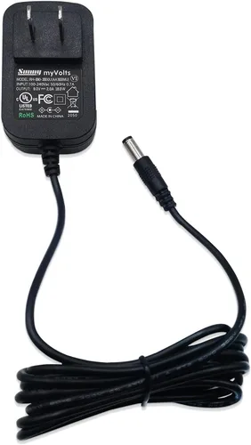 Vista 2 de MyVolts Adaptador de fuente de alimentación de 9 V compatible con teclado Roland Fantom-XA - Enchufe de EE. UU