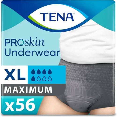 Vista 9 de Tena ProSkin - Protector de absorción moderada masculino, gris medio, 80 unidades Designed to feel like regular underwear, these offer a close fit