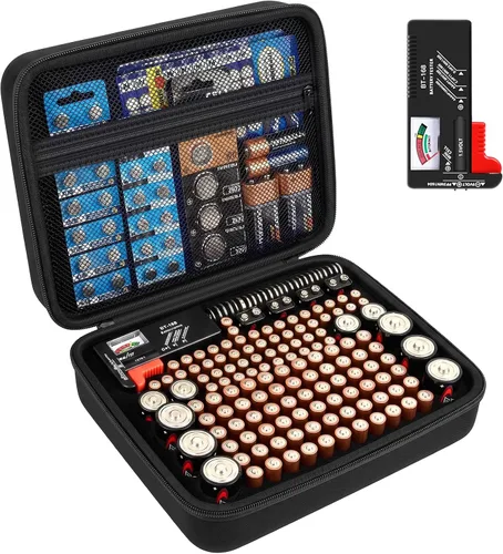 Vista 9 de COMECASE - Caja de almacenamiento para batería dura, con estuche de transporte