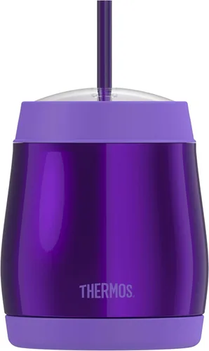 Vista 3 de Thermos Vaso frío aislado al vacío de 16 onzas, azul rey Azul real