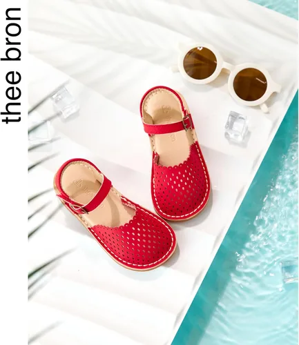 Vista 69 de THEE BRON Sandalias cómodas para niñas, zapatos para niños, sandalias rellenas
