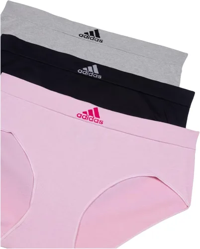 Vista 2 de adidas Bragas sin costuras para mujer, paquete de 3