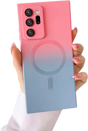 Vista 5 de Doowear Funda magnética para Galaxy Note 20 Ultra (compatible con cargador Magsafe), inalámbrico, antiarañazos, a prueba de golpes, protección