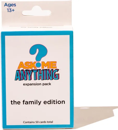 Vista 8 de ASKMEANYTHING Ask Me Anything Family Edition - Divertido juego de cartas de unión familiar