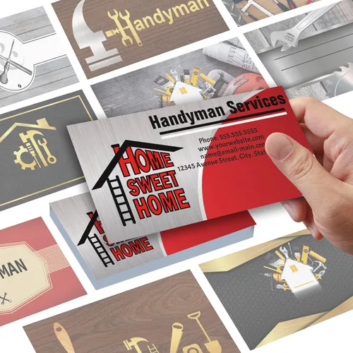 Vista 8 de Tarjetas de presentación personalizadas con plantillas, tarjetas de presentación personalizadas con tu logo, de 3.5 x 2 pulgadas, papel mate