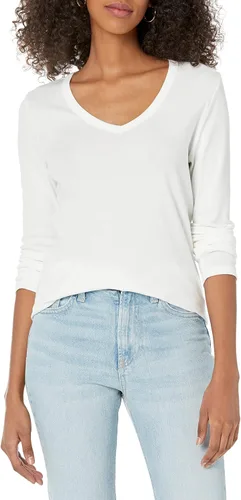 Vista 2 de Gap Camiseta favorita de manga larga con cuello en V para mujer