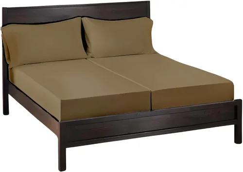 Vista 13 de Giza Sheets Twin – Sábanas de 100% algodón egipcio Giza – Sábanas para colchón de hasta 18 pulgadas de profundidad – 4 piezas de sábanas de algodón
