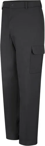 Vista 6 de Pantalones cargo industriales Red Kap para hombre, resistente a las manchas, de calce relajado Carbón