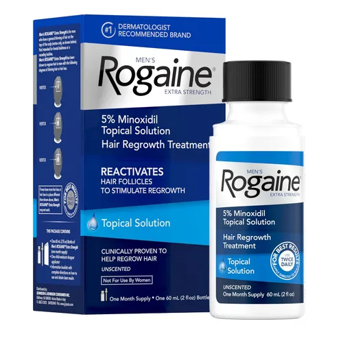 Vista 9 de Solución Rogaine para hombres, suministro de un mes