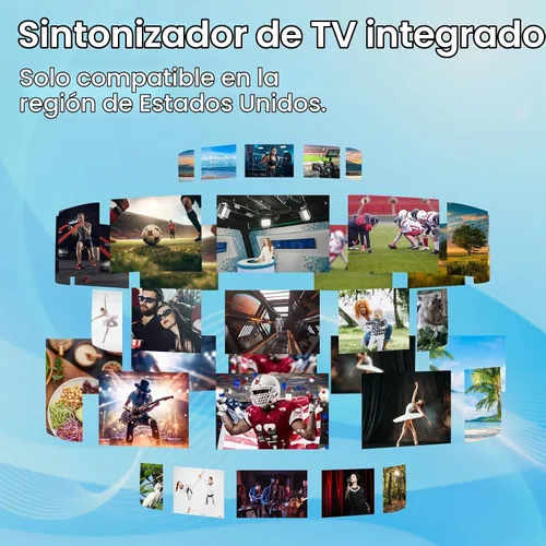 Vista 5 de SYLVOX TV de 12 voltios, televisor inteligente de 22 pulgadas con reproductor de DVD integrado, 1080P Google OS ATSC NTSC WiFi Bluetooth HDMI USB