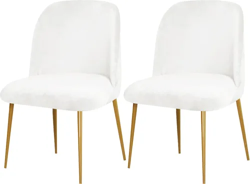 Vista 19 de Gollense Fundas de silla con respaldo curvado para comedor, fundas modernas de mediados de siglo, protector de asiento de silla semicírculo