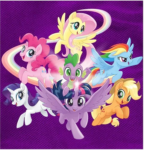 Vista 3 de Renegade Game Studios My Little Pony - Bolsa de dados RPG, accesorios para juegos con cordón