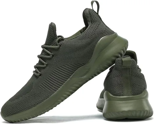 Vista 4 de Zapatillas de tenis para correr para hombre, suela suave de malla transpirable ligera