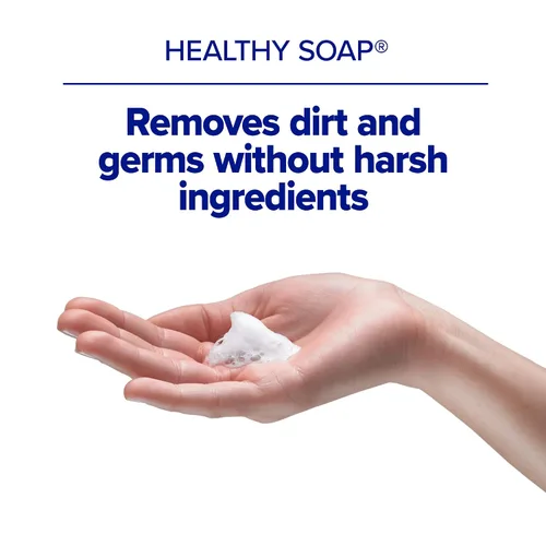 Vista 2 de PURELL Healthcare HEALTHY SOAP 2% CHG Espuma antimicrobiana, repuesto de 40.6 fl oz para dispensador de jabón sin contacto PURELL CS6 (paquete de 2)
