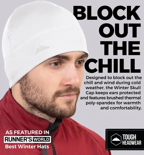 Vista 47 de Tough Headwear Skull Cap for Men-Motorcycle Head Cap,Sweat Caps for Men, Skull Cap Helmet Liner,Running Beanie Parent