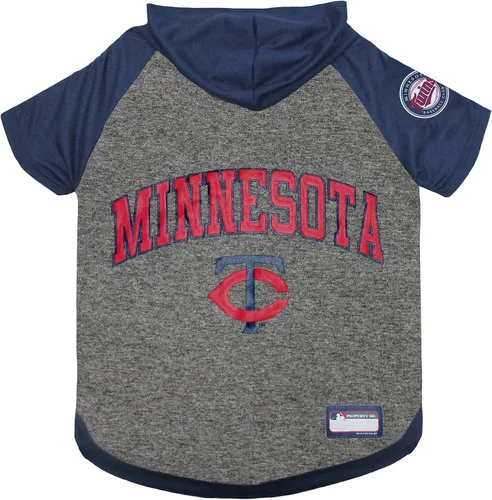 Vista 23 de Sudadera con capucha MLB para perros y gatos - Camiseta con capucha para perros Philadelphia Phillies, extra pequeña. - Sudadera con capucha