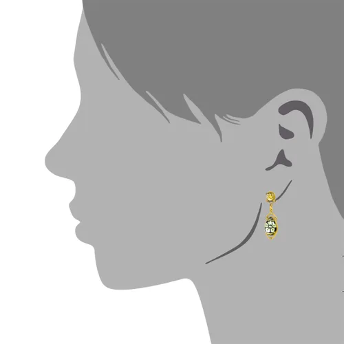 Vista 2 de yoolie joyas, magestic-brocade Fashion arete, Primavera-Verano Collection de Artaziae3402