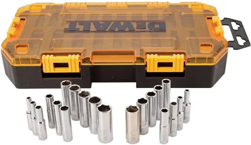 Vista 5 de DEWALT DWMT73811 Kit de Herramientas Juego de Dados Profundos de 1/4'', 20 Piezas (Paquete de 2)