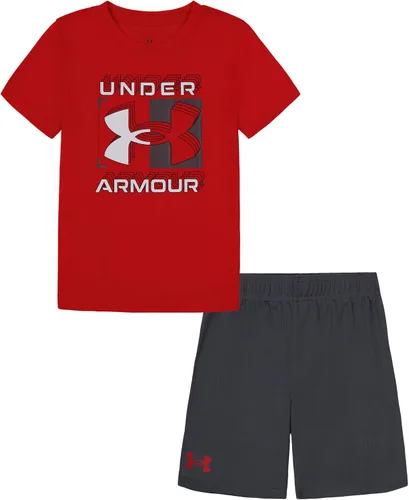 Vista 77 de Under Armour baby-girls Ua Terrazzo Leopard Heart SetShort Set