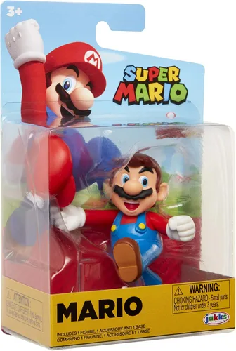 Vista 8 de Super Mario Figura de acción de 2.5 pulgadas, sombrero de inclinación de Mario juguete coleccionable