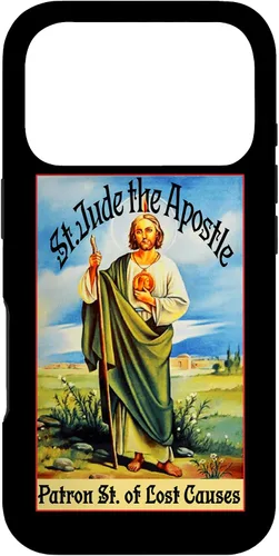 Vista 30 de St. Jude - Funda para iPhone 16, diseño de The Apóstol of Jesus Lost Causes