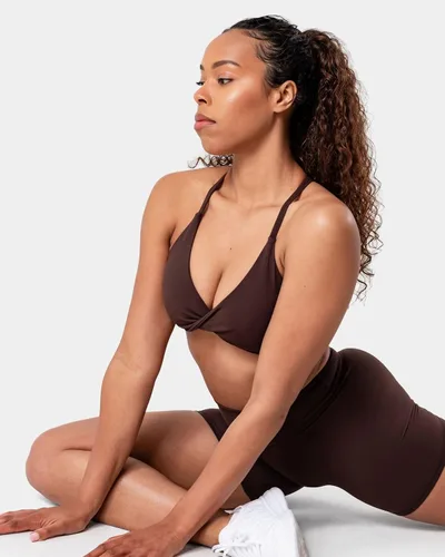 Vista 5 de Kamo Fitness Serenity - Pantalones cortos de cintura alta, entrepierna de 6 pulgadas, sin costura frontal, aptos para muslos, con costuras en V