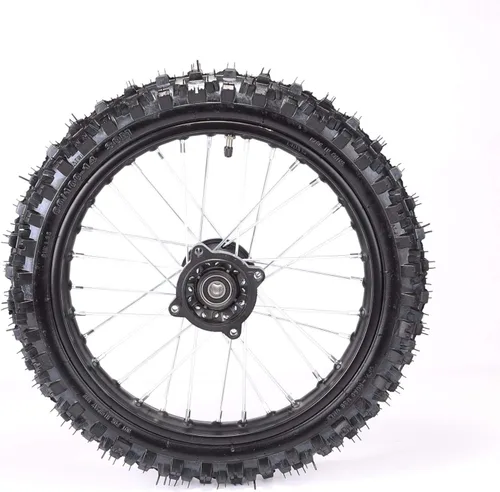 Vista 3 de Neumático Knobby de 1.85x12 60/100-14 delantero y 1.4x14 80/100-12 para motocross/pit bike/monkey bike/70/90/110/125/140/150/160cc scooter