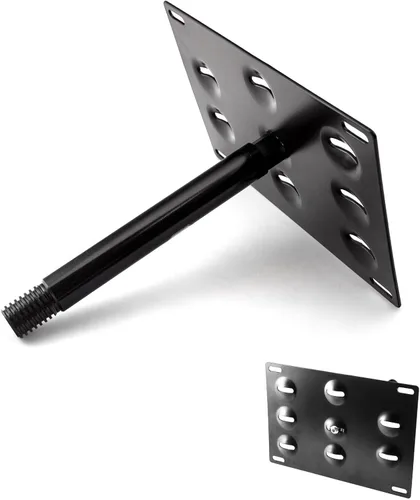 Vista 4 de x xotic tech Soporte de montaje de placa de matrícula con gancho de remolque para parachoques delantero, kit de soporte para adaptador de orificio