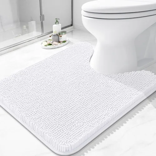 Vista 72 de Arotive Alfombras de baño de felpilla extrasuaves y absorbentes, de 24 x 16 pulgadas, lavables a máquina, parte trasera de goma antideslizante