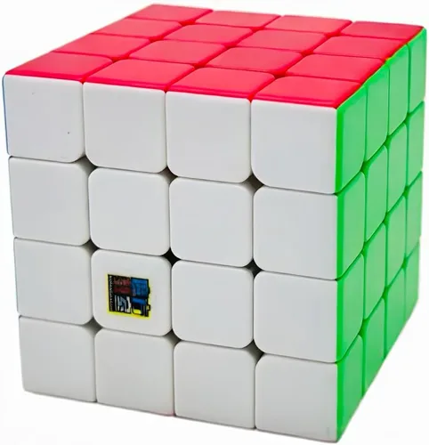 Vista 2 de Willking Moyu Meilong - Cubo de velocidad 4x4, rompecabezas sin calcomanías, cubo mágico 4x4x4